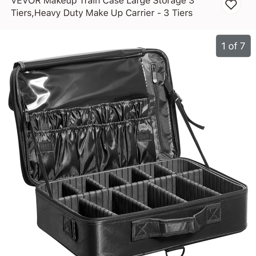 Black Cosmetic/Camera/Equipment Bag - Picture 8 of 10